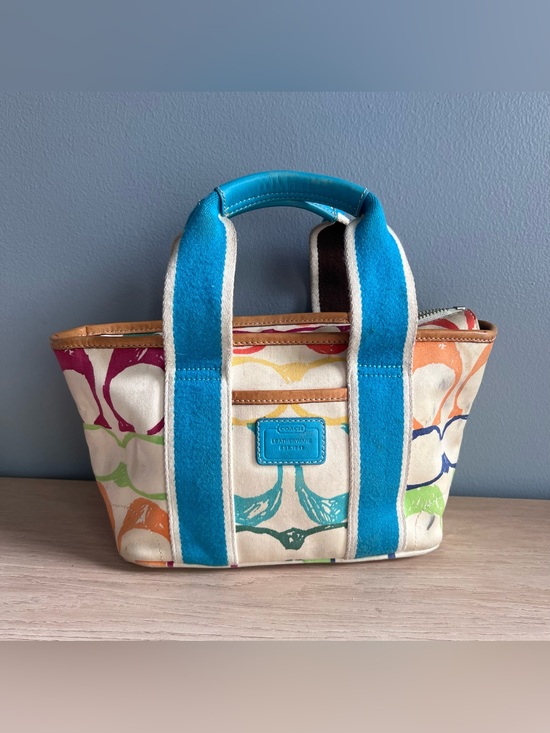 Coach Handbags - Vintage Coach 2004 Scribble Mini Tote